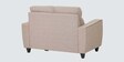 Mily Fabric 2 Seater Sofa In Beige Colour