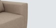 Mily Fabric 2 Seater Sofa In Beige Colour