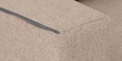 Mily Fabric 3 Seater Sofa In Beige Color