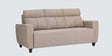 Mily Fabric 3 Seater Sofa In Beige Color