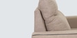 Mily Fabric 3 Seater Sofa In Beige Color
