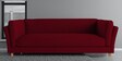 Mimmi Fabric 3 Seater Sofa in Maroon Colour