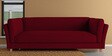 Mimmi Fabric 3 Seater Sofa in Maroon Colour