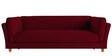 Mimmi Fabric 3 Seater Sofa in Maroon Colour
