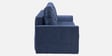 Mira Velvet Fabric Sofa Cum Bed in Midnight Blue Colour With Storage