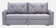 Mira Velvet Fabric Sofa Cum Bed in Stone Grey Colour With Storage