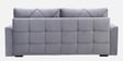 Mira Velvet Fabric Sofa Cum Bed in Stone Grey Colour With Storage