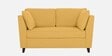 Miranda Chenille Fabric 2 Seater Sofa In Camel Yellow Colour