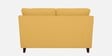 Miranda Chenille Fabric 2 Seater Sofa In Camel Yellow Colour
