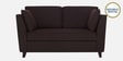 Miranda Chenille Fabric 2 Seater Sofa In Chestnut Brown Colour