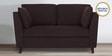 Miranda Chenille Fabric 2 Seater Sofa In Chestnut Brown Colour