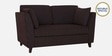 Miranda Chenille Fabric 2 Seater Sofa In Chestnut Brown Colour