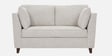 Miranda Chenille Fabric 2 Seater Sofa In Cream Colour