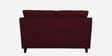 Miranda Chenille Fabric 2 Seater Sofa In Garnet Red Colour