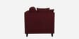 Miranda Chenille Fabric 2 Seater Sofa In Garnet Red Colour