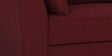 Miranda Chenille Fabric 2 Seater Sofa In Garnet Red Colour