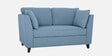 Miranda Chenille Fabric 2 Seater Sofa In Ice Blue Colour