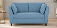 Miranda Chenille Fabric 2 Seater Sofa In Ice Blue Colour