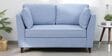 Miranda Chenille Fabric 2 Seater Sofa In Ice Blue Colour