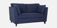 Miranda Chenille Fabric 2 Seater Sofa In Navy Blue Colour