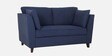 Miranda Chenille Fabric 2 Seater Sofa In Navy Blue Colour