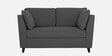 Miranda Chenille Fabric 2 Seater Sofa In Steel Grey Colour