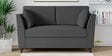 Miranda Chenille Fabric 2 Seater Sofa In Steel Grey Colour