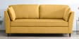 Miranda Chenille Fabric 3 Seater Sofa In Camel Yellow Colour