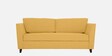 Miranda Chenille Fabric 3 Seater Sofa In Camel Yellow Colour