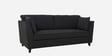 Miranda Chenille Fabric 3 Seater Sofa In Charcoal Grey Colour