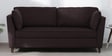 Miranda Chenille Fabric 3 Seater Sofa In Chestnut Brown Colour