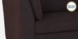 Miranda Chenille Fabric 3 Seater Sofa In Chestnut Brown Colour