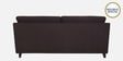 Miranda Chenille Fabric 3 Seater Sofa In Chestnut Brown Colour