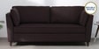 Miranda Chenille Fabric 3 Seater Sofa In Chestnut Brown Colour