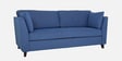 Miranda Chenille Fabric 3 Seater Sofa In Denim Blue Colour