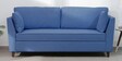 Miranda Chenille Fabric 3 Seater Sofa In Denim Blue Colour