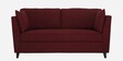 Miranda Chenille Fabric 3 Seater Sofa In Garnet Red Colour