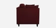 Miranda Chenille Fabric 3 Seater Sofa In Garnet Red Colour
