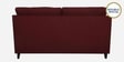 Miranda Chenille Fabric 3 Seater Sofa In Garnet Red Colour