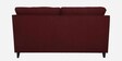 Miranda Chenille Fabric 3 Seater Sofa In Garnet Red Colour