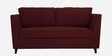 Miranda Chenille Fabric 3 Seater Sofa In Garnet Red Colour