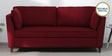 Miranda Chenille Fabric 3 Seater Sofa In Garnet Red Colour