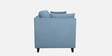 Miranda Chenille Fabric 3 Seater Sofa In Ice Blue Colour