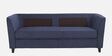 Miranda Chenille Fabric 3 Seater Sofa In Navy Blue Colour
