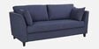 Miranda Chenille Fabric 3 Seater Sofa In Navy Blue Colour