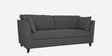 Miranda Chenille Fabric 3 Seater Sofa In Steel Grey Colour
