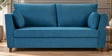 Miranda Chenille Fabric 3 Seater Sofa In Teal Color