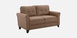 Aldrin Fabric 2 Seater Sofa In Brown Colour