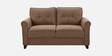 Aldrin Fabric 2 Seater Sofa In Brown Colour