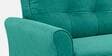 Aldrin Fabric 2 Seater Sofa In Cerulean Blue Colour